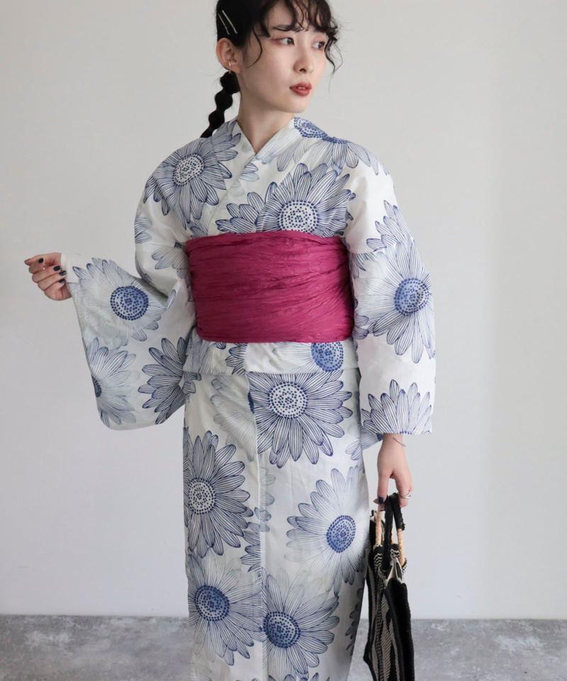 【WEB限定/全3色】花柄浴衣2点セット