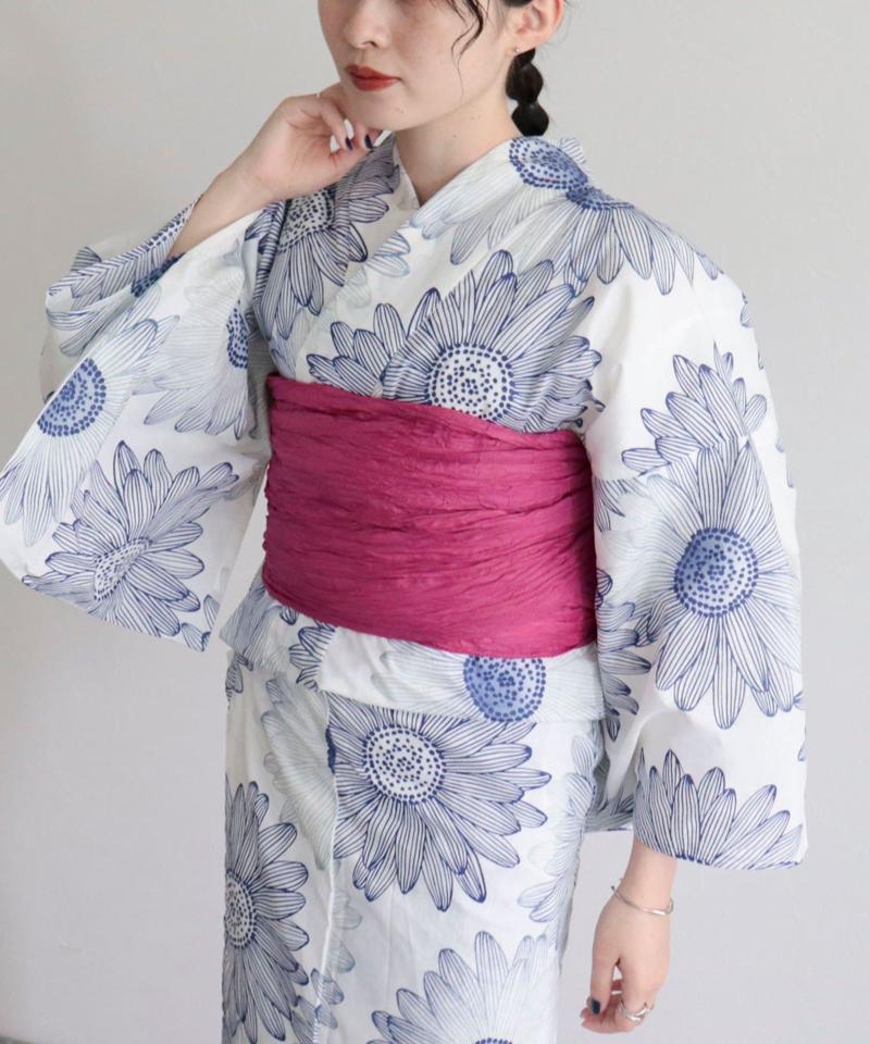 【WEB限定/全3色】花柄浴衣2点セット