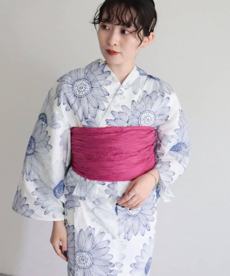 【WEB限定/全3色】花柄浴衣2点セット