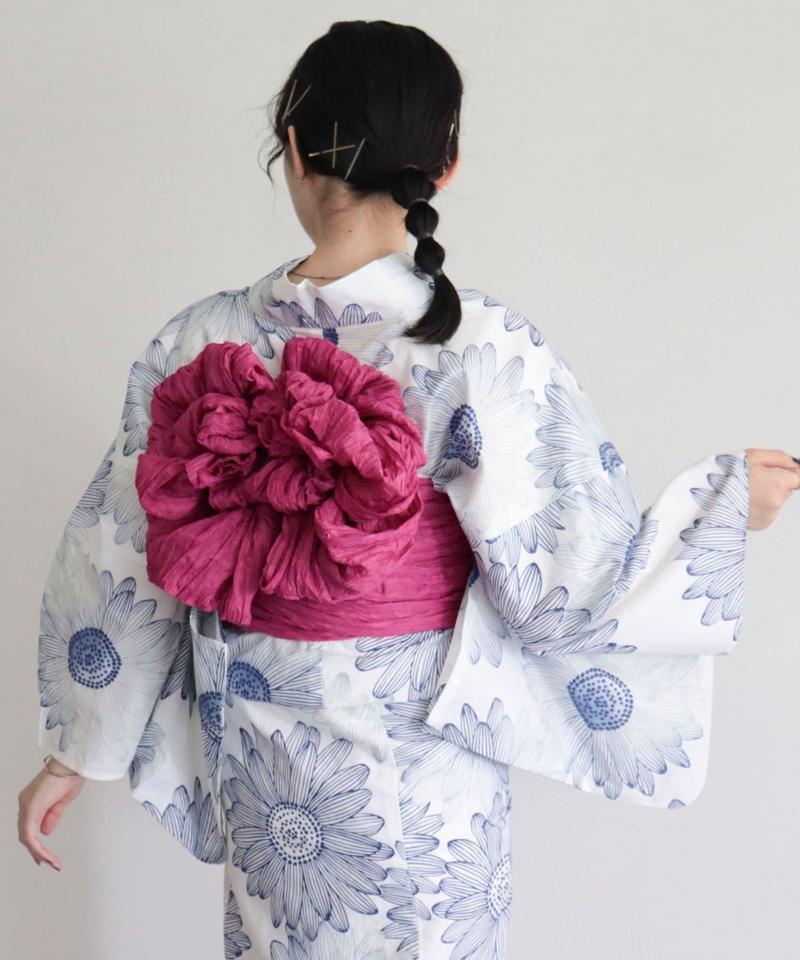 【WEB限定/全3色】花柄浴衣2点セット