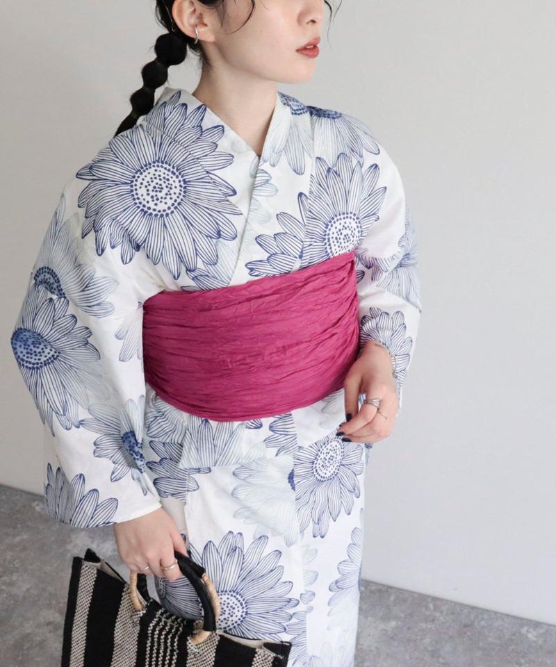 【WEB限定/全3色】花柄浴衣2点セット