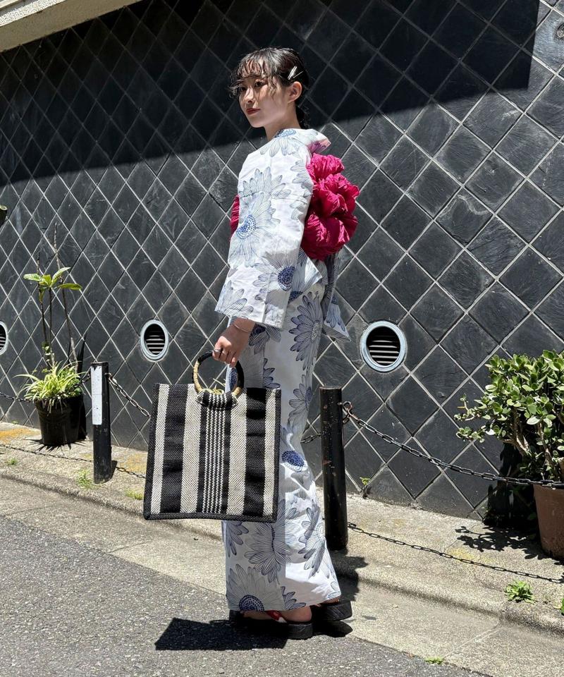 【WEB限定/全3色】花柄浴衣2点セット