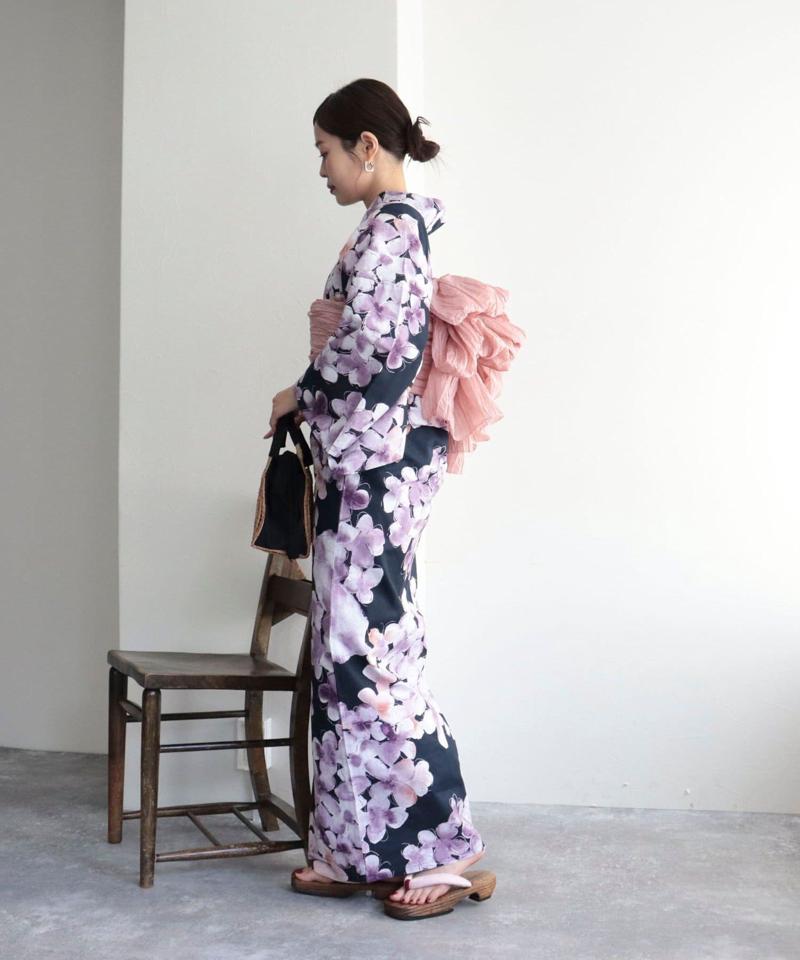 【WEB限定/全3色】花柄浴衣2点セット