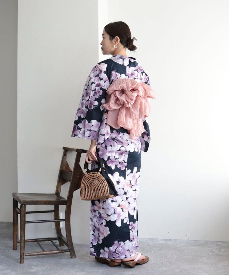 【WEB限定/全3色】花柄浴衣2点セット
