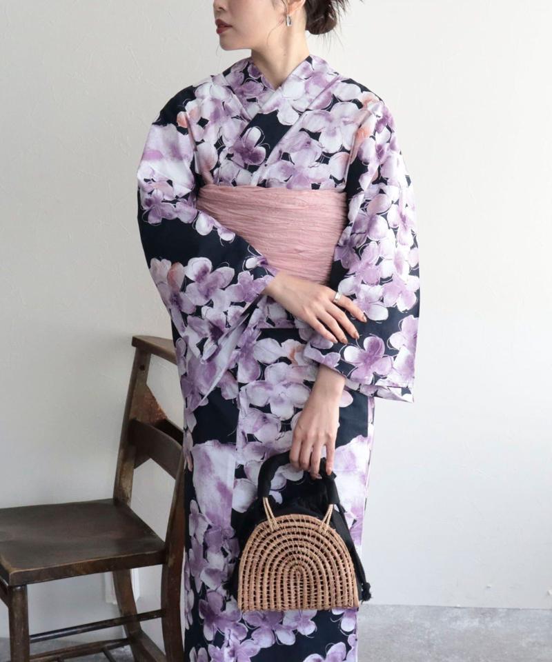 【WEB限定/全3色】花柄浴衣2点セット