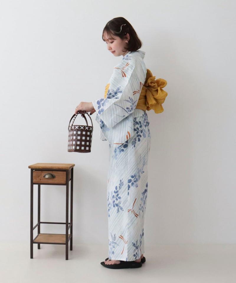 【WEB限定/全3色】花柄浴衣2点セット