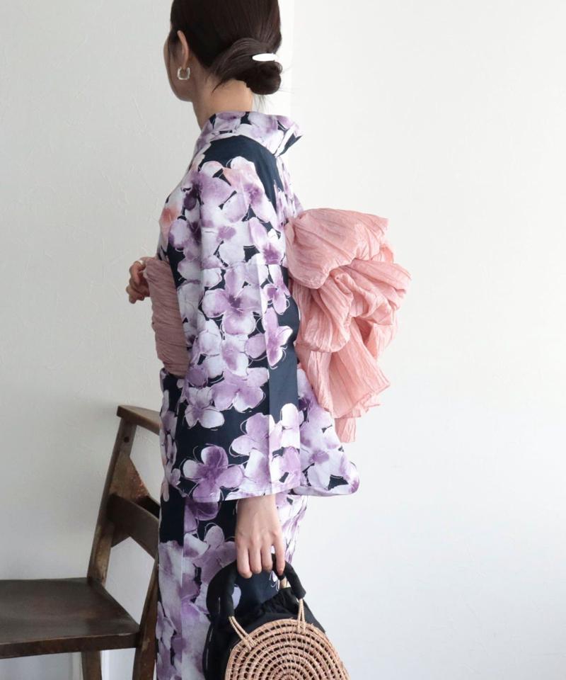 【WEB限定/全3色】花柄浴衣2点セット