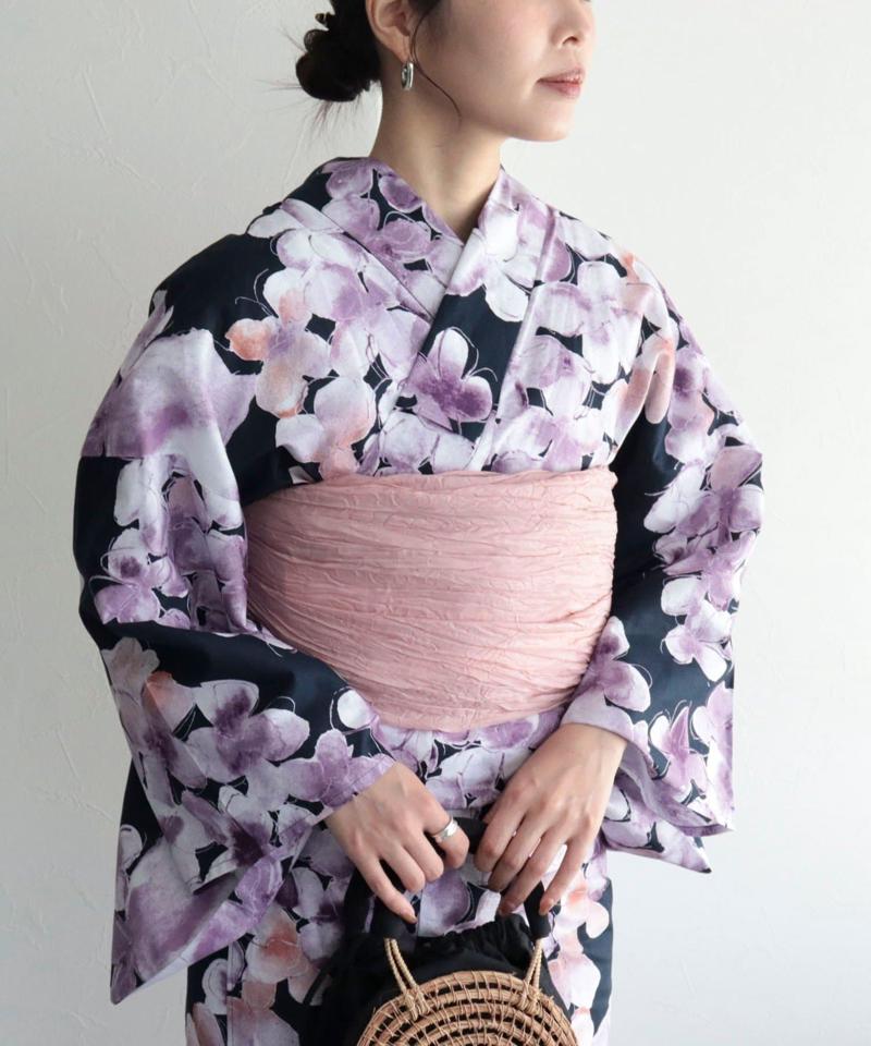 【WEB限定/全3色】花柄浴衣2点セット