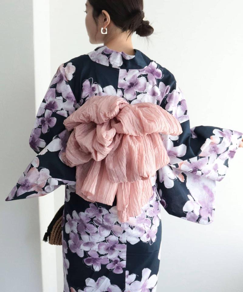【WEB限定/全3色】花柄浴衣2点セット