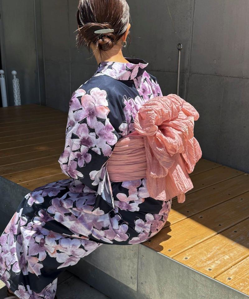【WEB限定/全3色】花柄浴衣2点セット