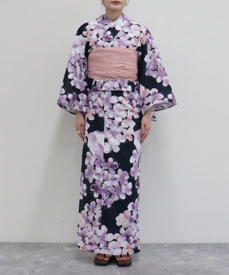【WEB限定/全3色】花柄浴衣2点セット
