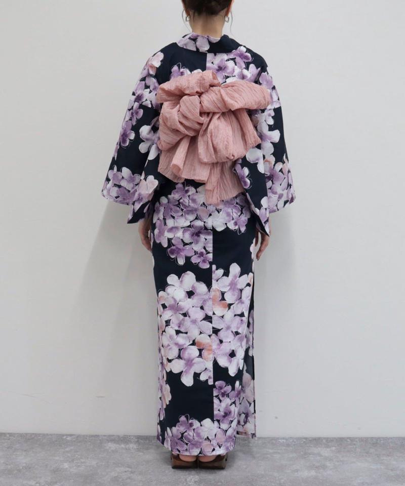 【WEB限定/全3色】花柄浴衣2点セット