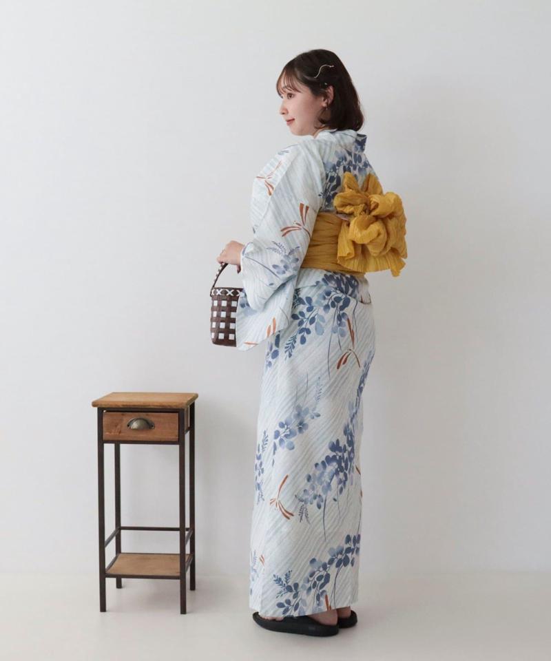 【WEB限定/全3色】花柄浴衣2点セット
