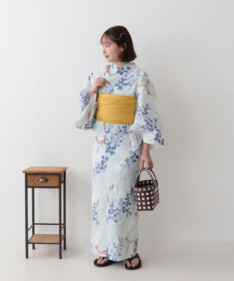 【WEB限定/全3色】花柄浴衣2点セット