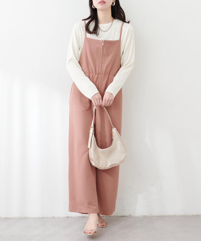 【natural couture】前後２ＷＡＹストライプ調カットソー