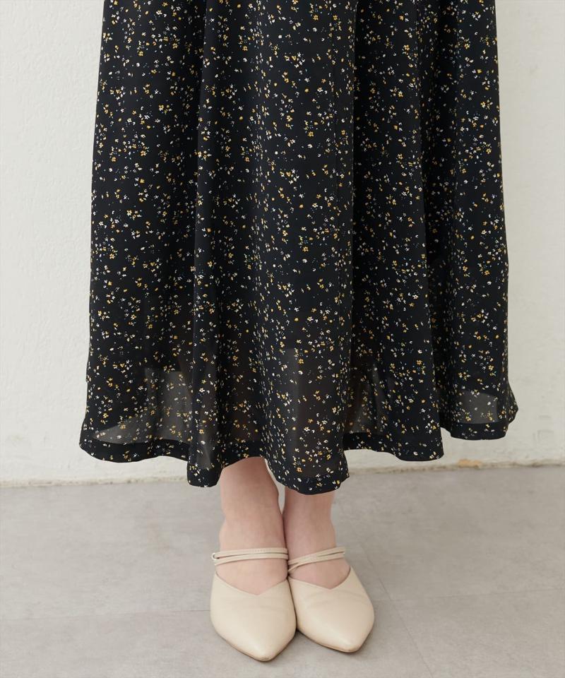 【natural couture】レトロ小花ワンピース