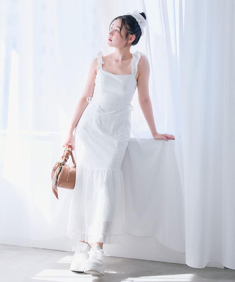 【OLIVE des OLIVE】サイドレースアップワンピース