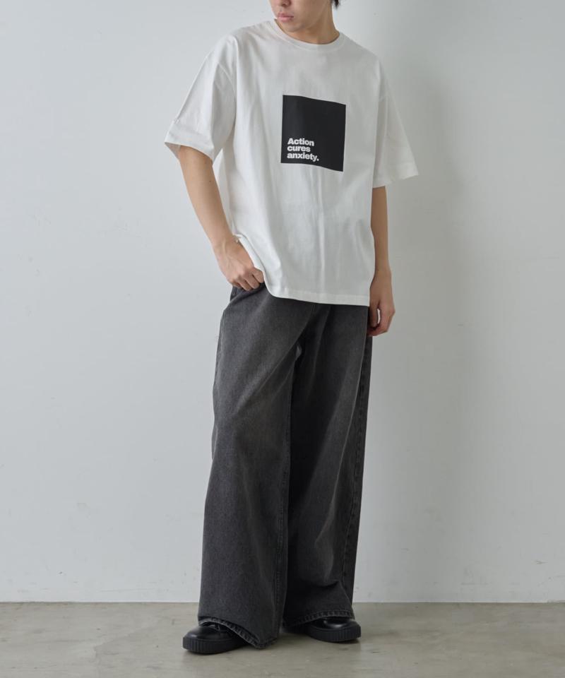 ボックスロゴプリントTシャツ