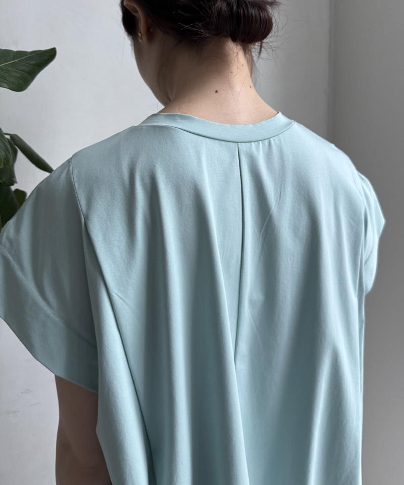 【WEB限定】シルケットパールロゴトップス