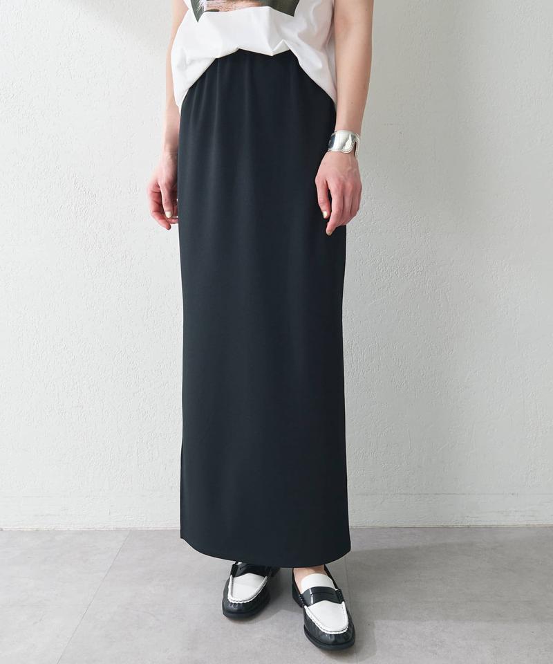 カットジョーゼットスリットスカート
