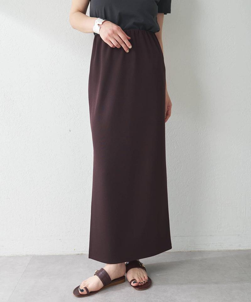 カットジョーゼットスリットスカート