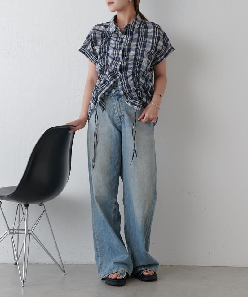 ドロスドチェックシャツ