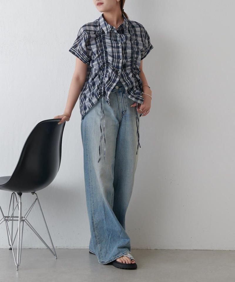 ドロスドチェックシャツ
