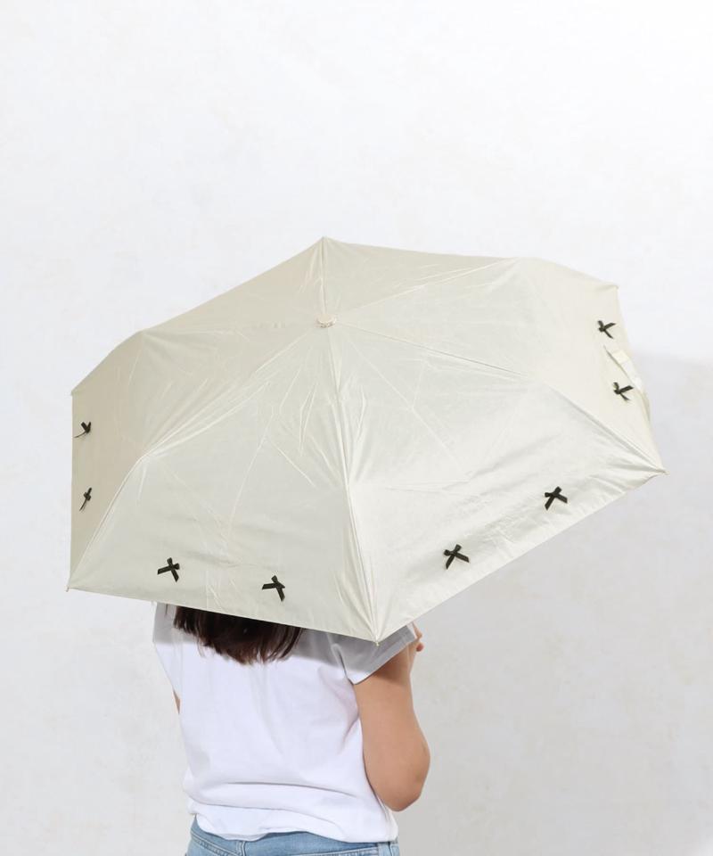 晴雨兼用折傘リボン