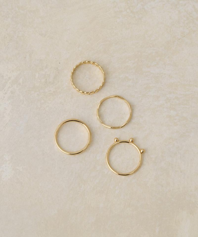 【GOLDY】アソート4SET RING
