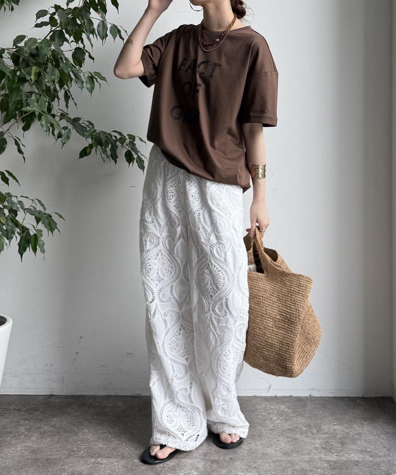 【WEB限定】ヘリンボーンロゴTEE