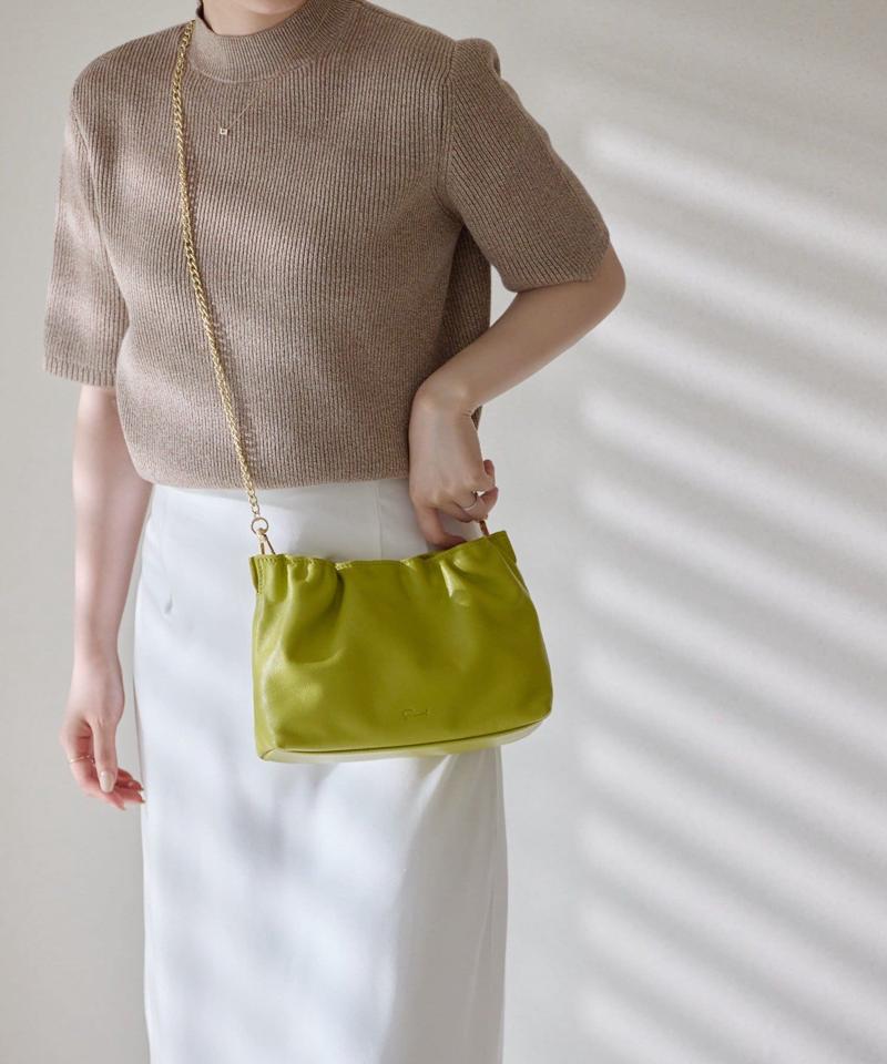 2wayギャザーチェーンバッグ(PT-233)