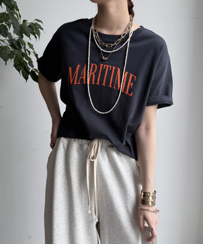 MARITIMEロゴTEE