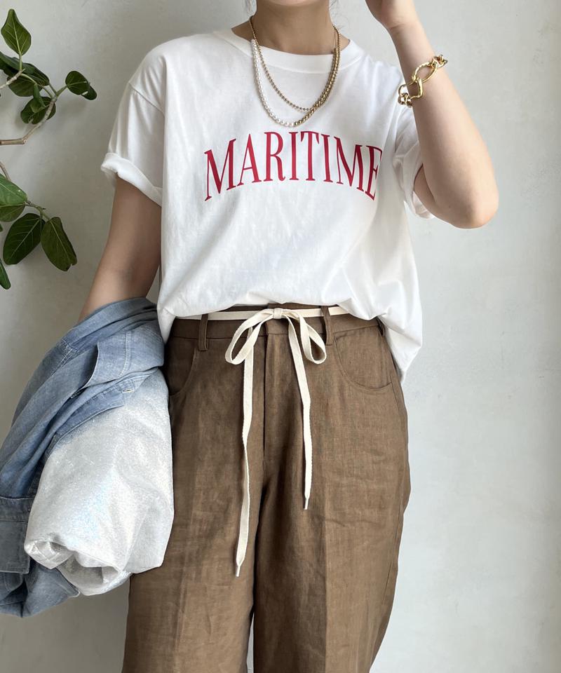 MARITIMEロゴTEE