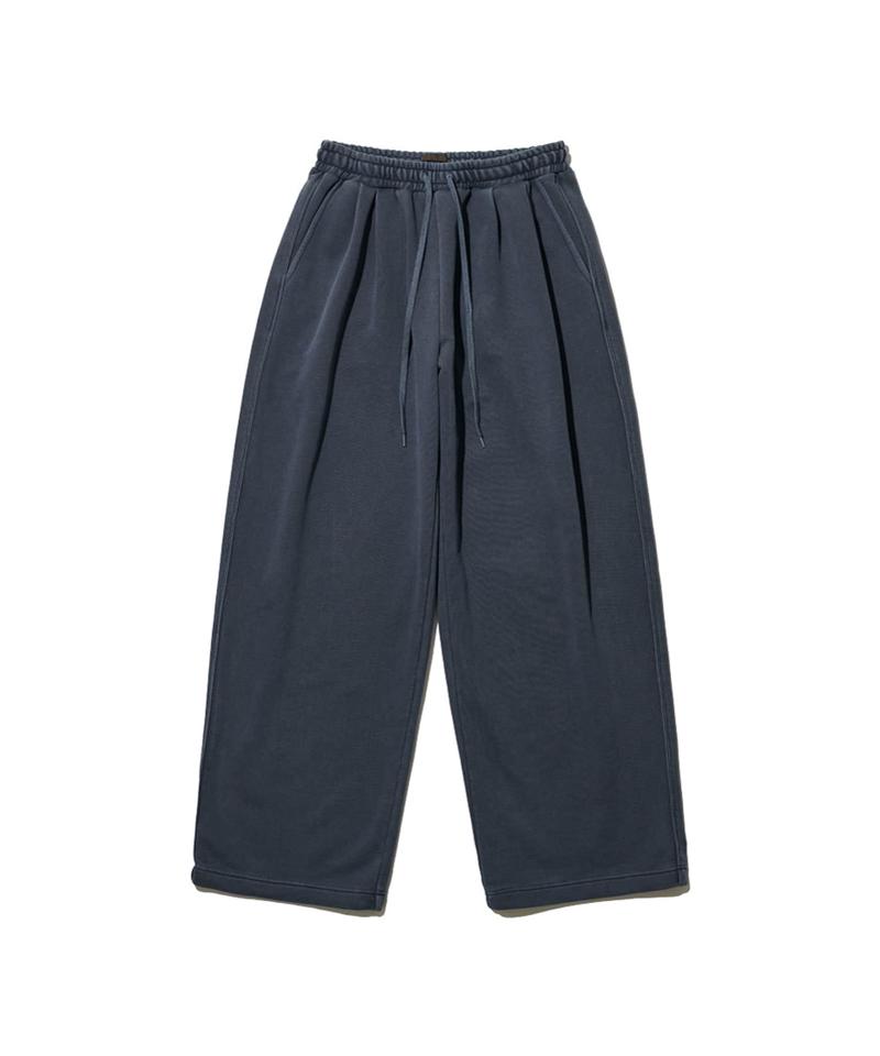 【DEFGARMENTS/デフグラメンツ】WIDE PIG SWEAT PANTS