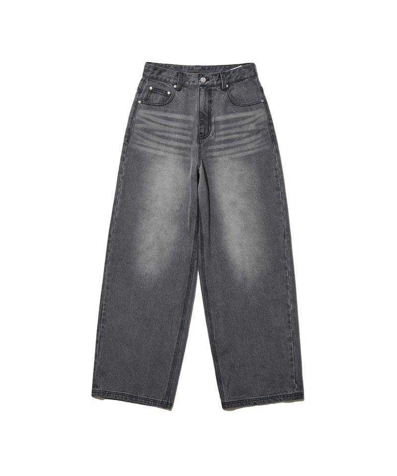 【DEFGARMENTS/デフグラメンツ】WIDE DENIM PANTS