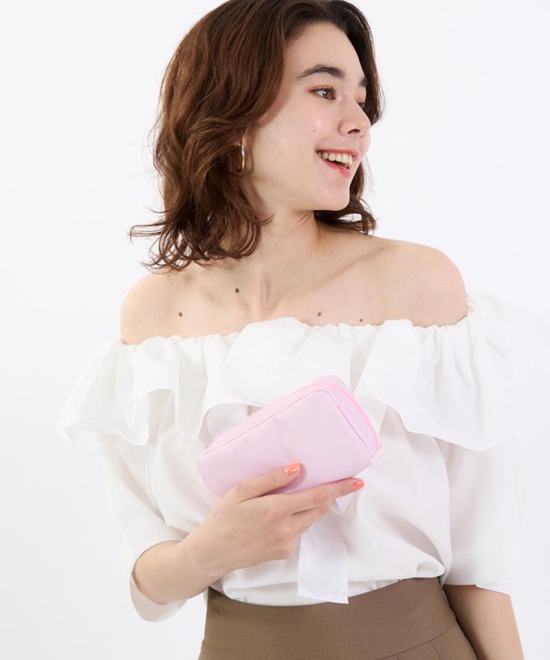 BEAUTY MAKEUP POUCHマシュマロピンク