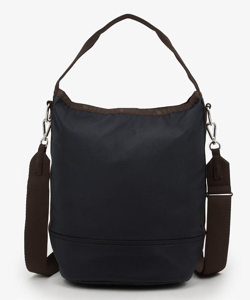CONVERTIBLE BUCKET BAGディープシー/ダークチョコレート