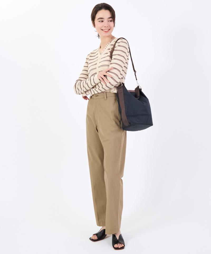 CONVERTIBLE BUCKET BAGディープシー/ダークチョコレート