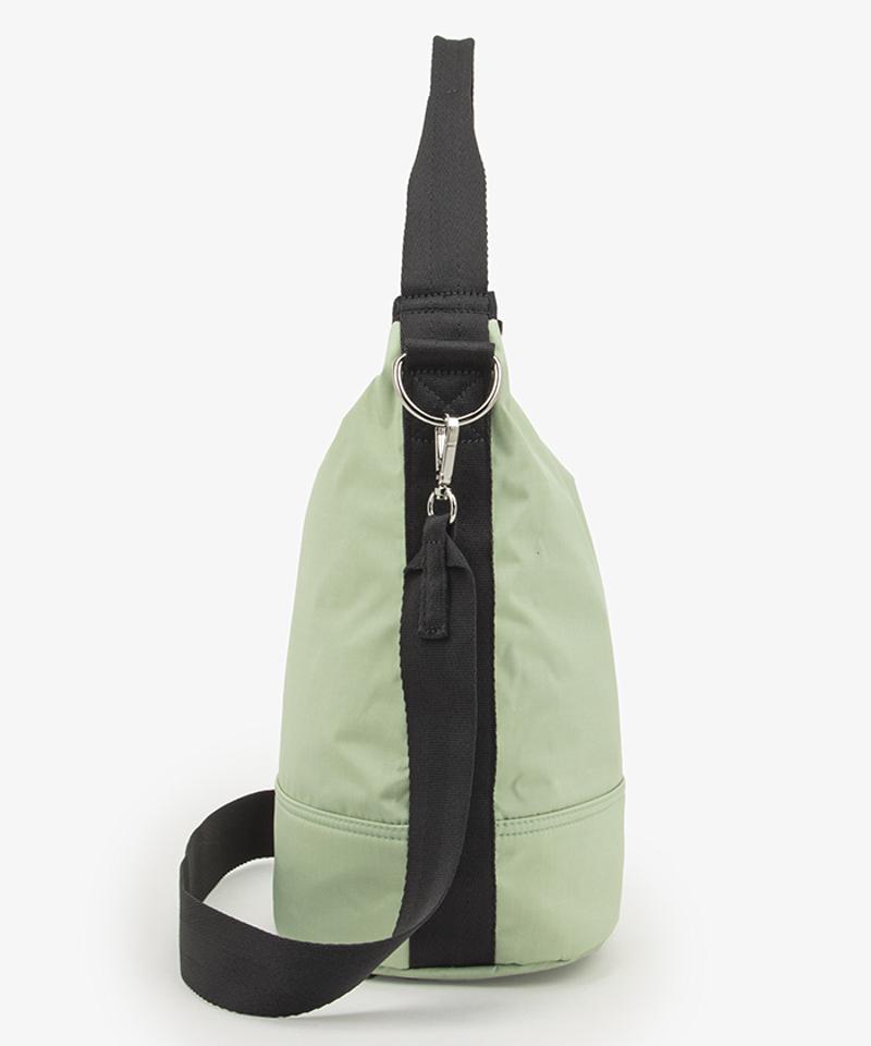 CONVERTIBLE BUCKET BAGフロスティグリーン/サンダー