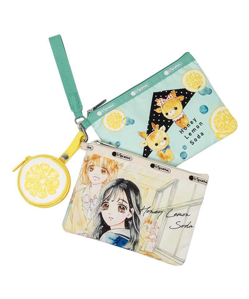 WRISTLET POUCH W/CHARMスパークリングラブ
