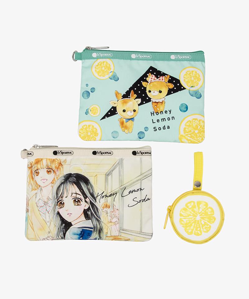 WRISTLET POUCH W/CHARMスパークリングラブ