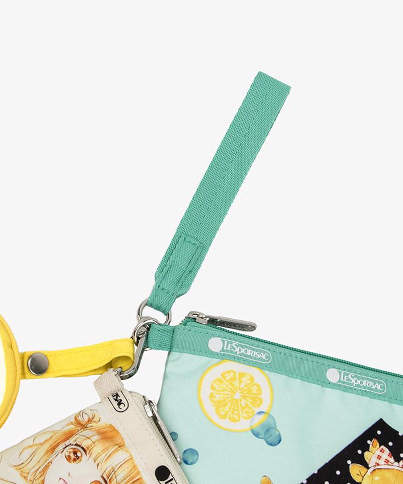 WRISTLET POUCH W/CHARMスパークリングラブ