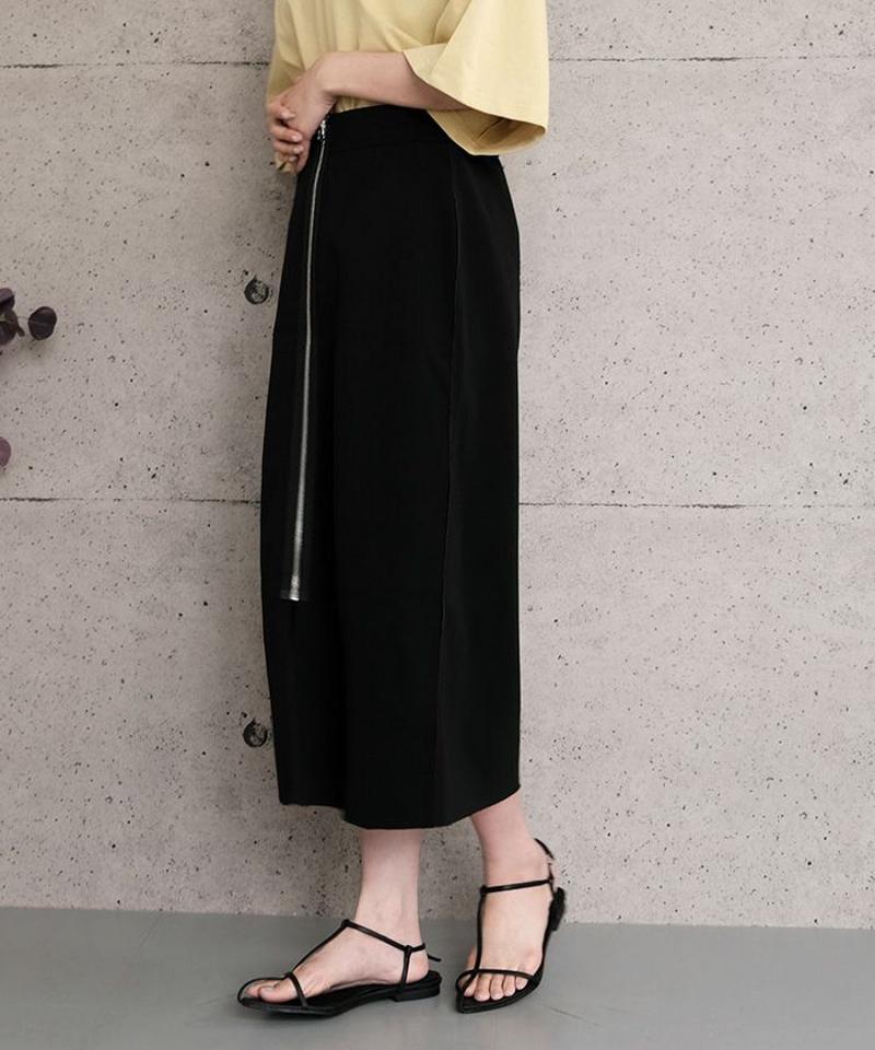 フロントジップナロースカート  レディース 春 夏 秋 冬  M
