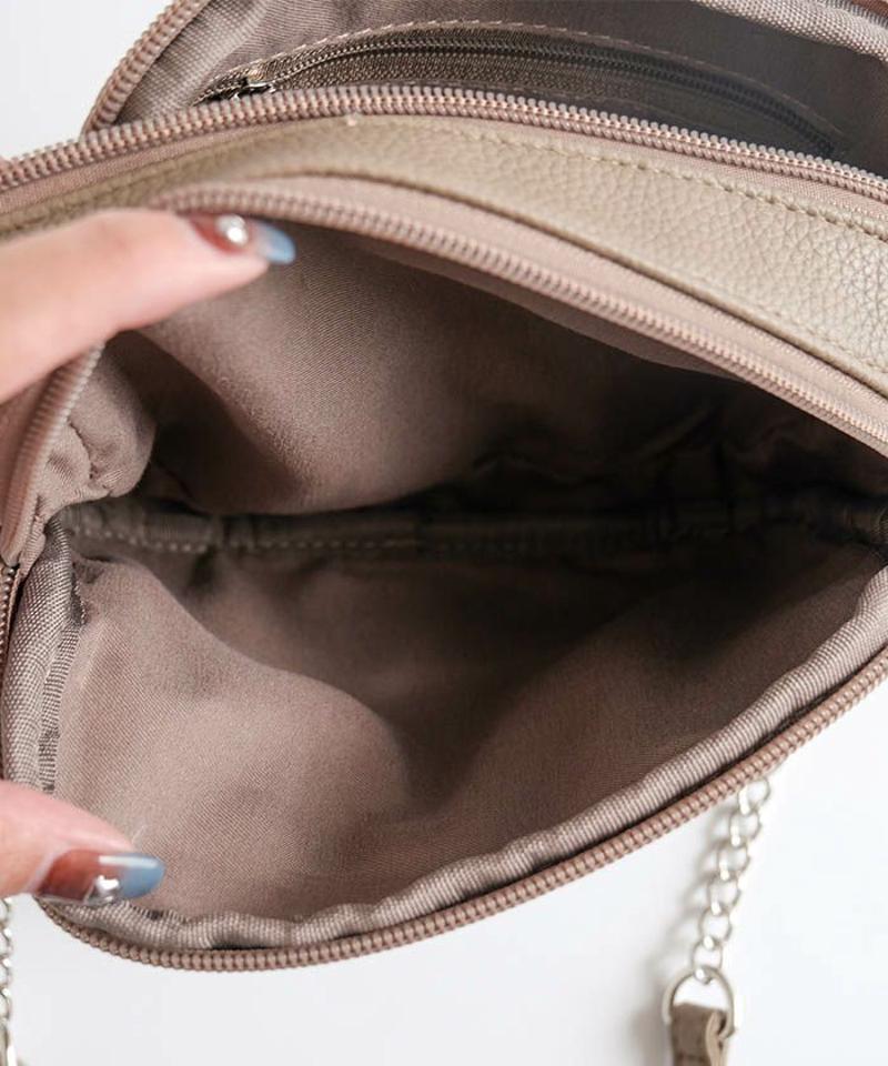 チェーンミニショルダーバッグ レディース