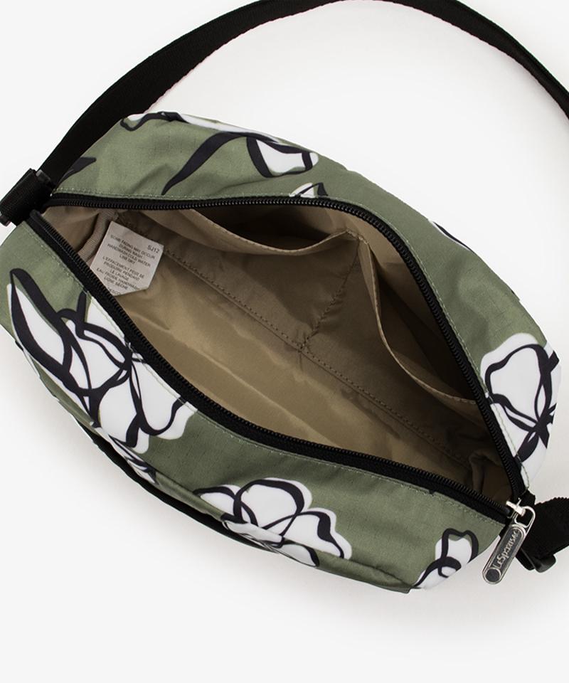 DANIELLA CROSSBODYオリーブフローラルシルエット