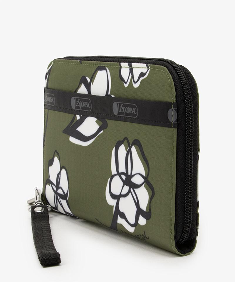 TECH WALLET WRISTLETオリーブフローラルシルエット