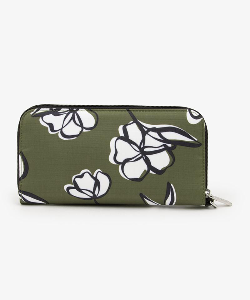 TECH WALLET WRISTLETオリーブフローラルシルエット