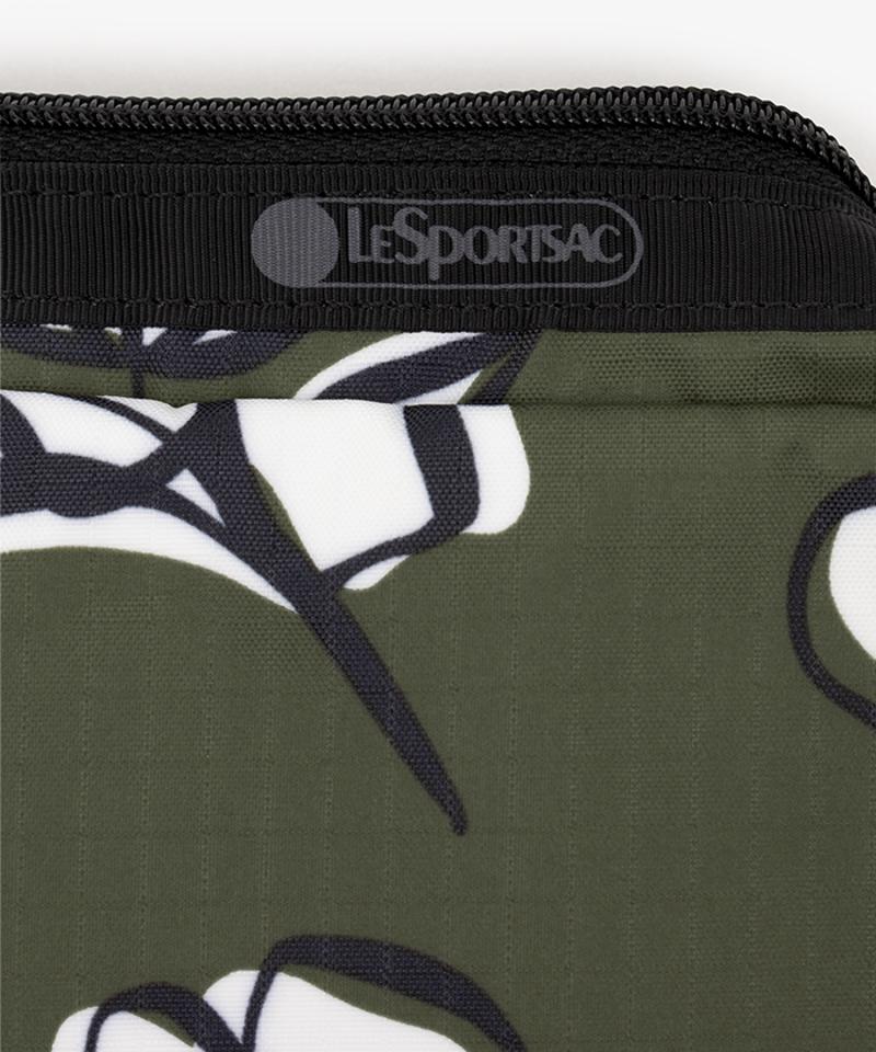 RECTANGULAR COSMETICオリーブフローラルシルエット