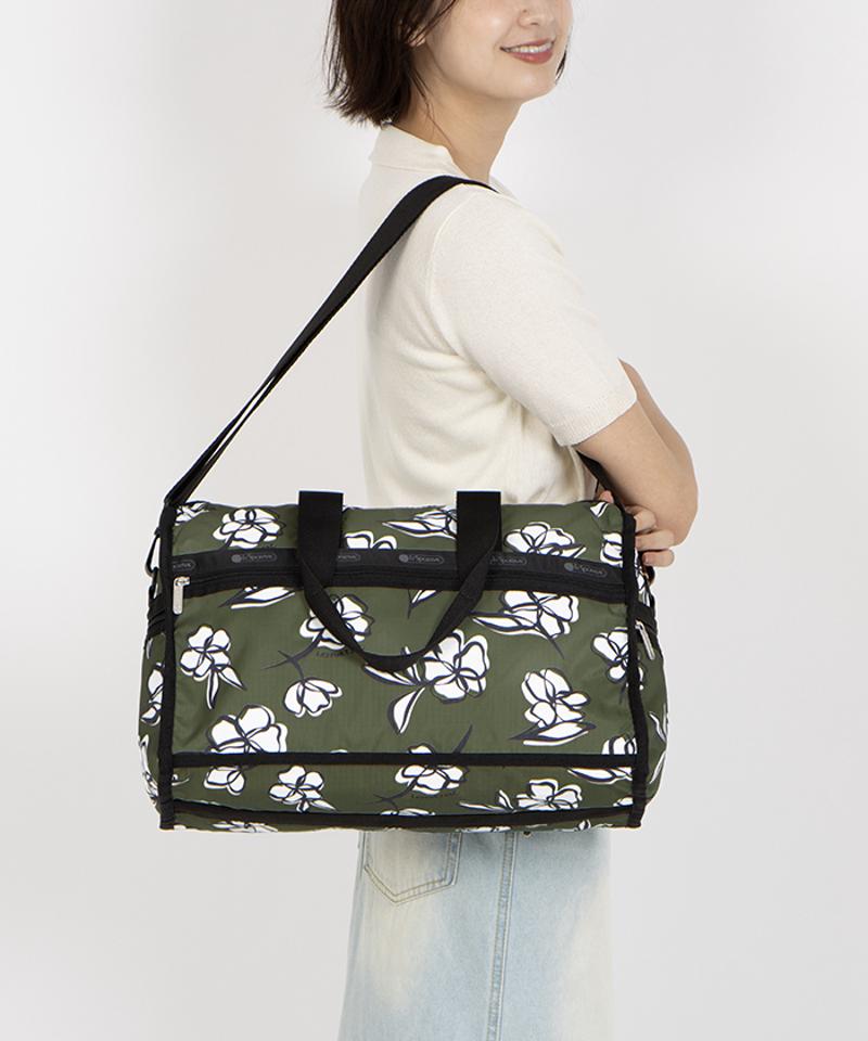 DELUXE MED WEEKENDERオリーブフローラルシルエット