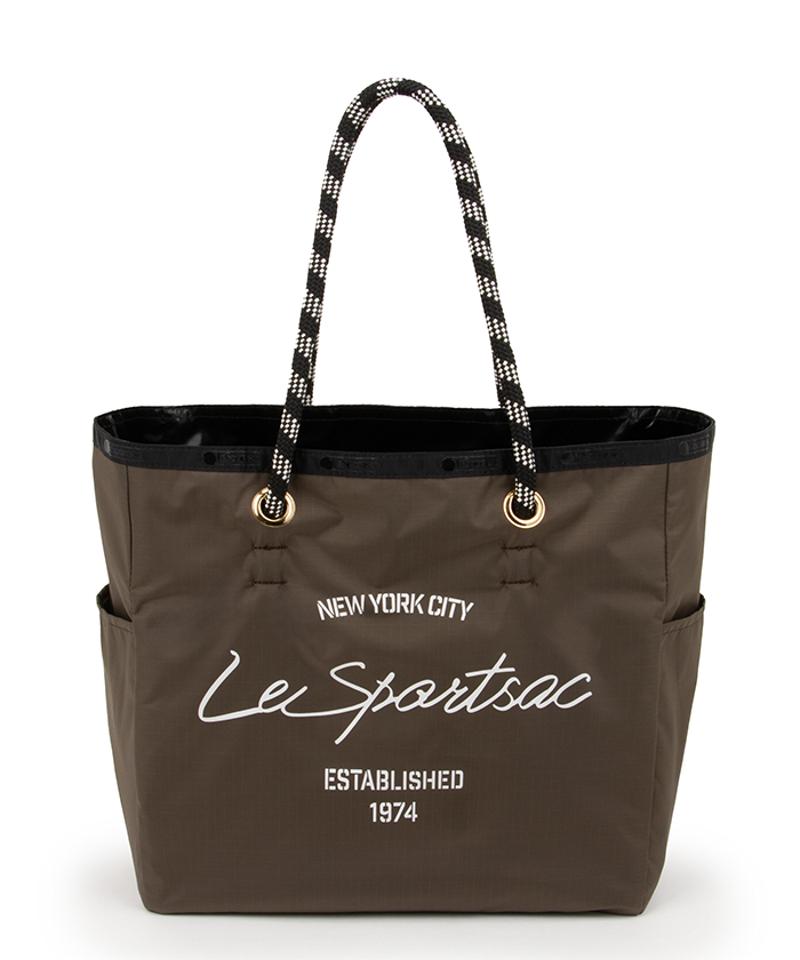 ML 2 WAY TOTE       2ウェイチョコレート/ブラックシャイン